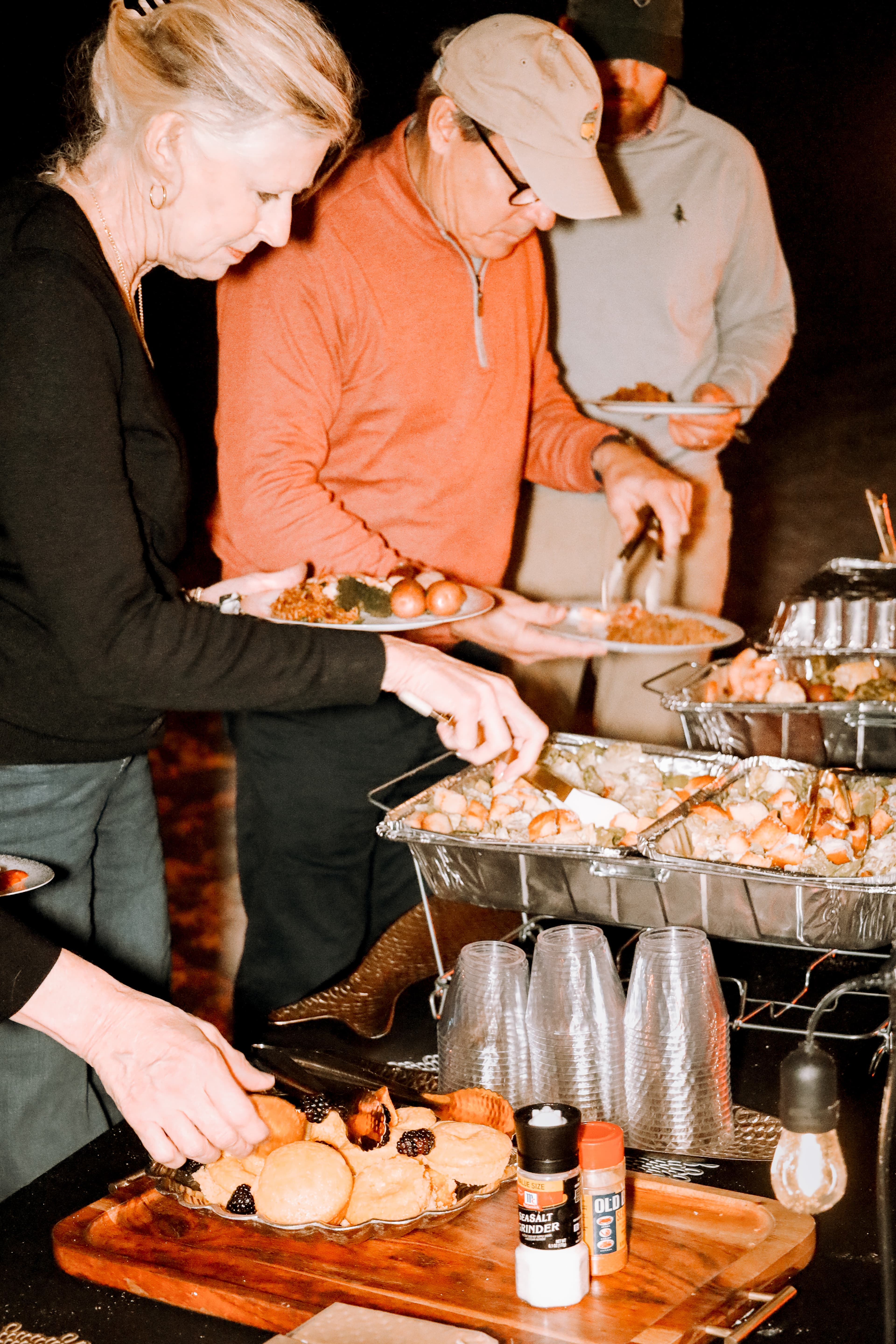 Bonfire and buffet experience on the beach