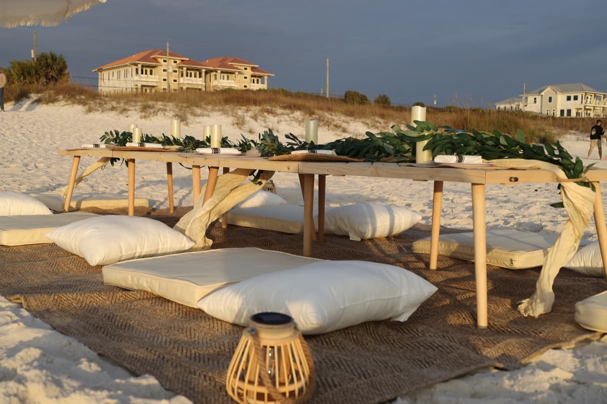 Beach bonfire near Alys Beach Access