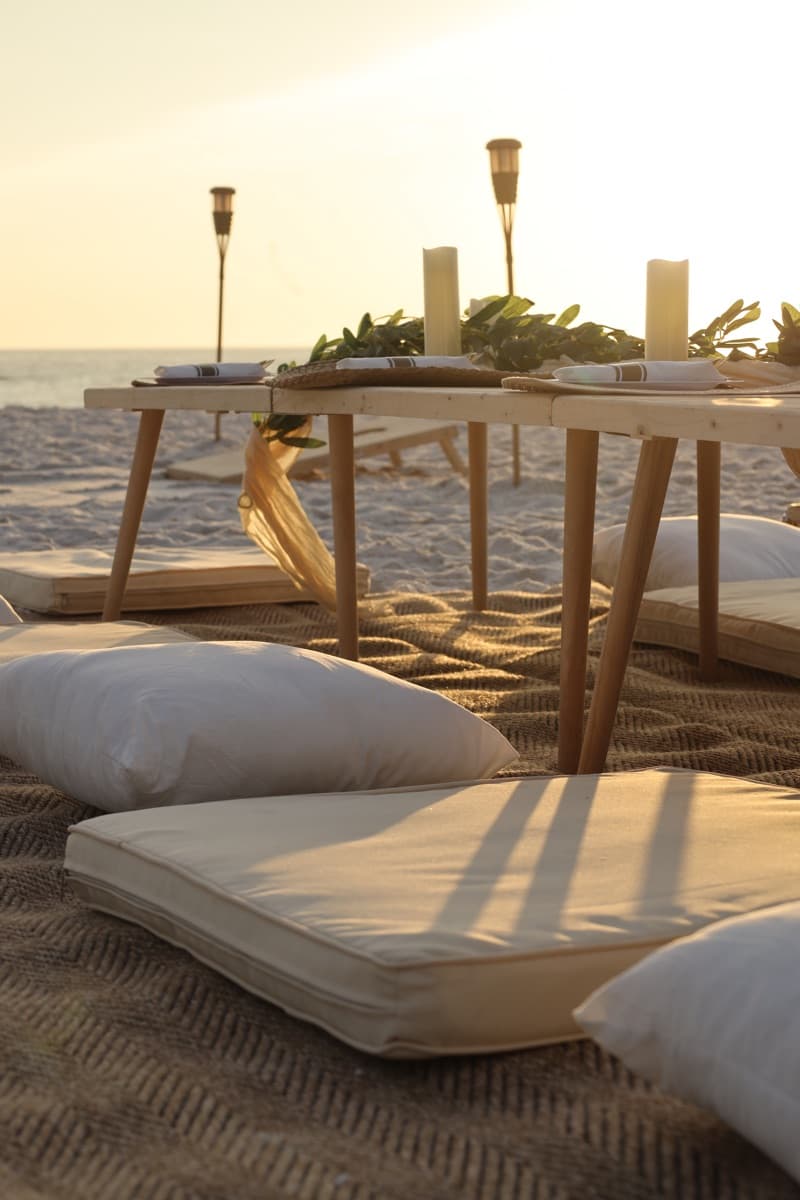 Beach bonfire in Thomas Drive