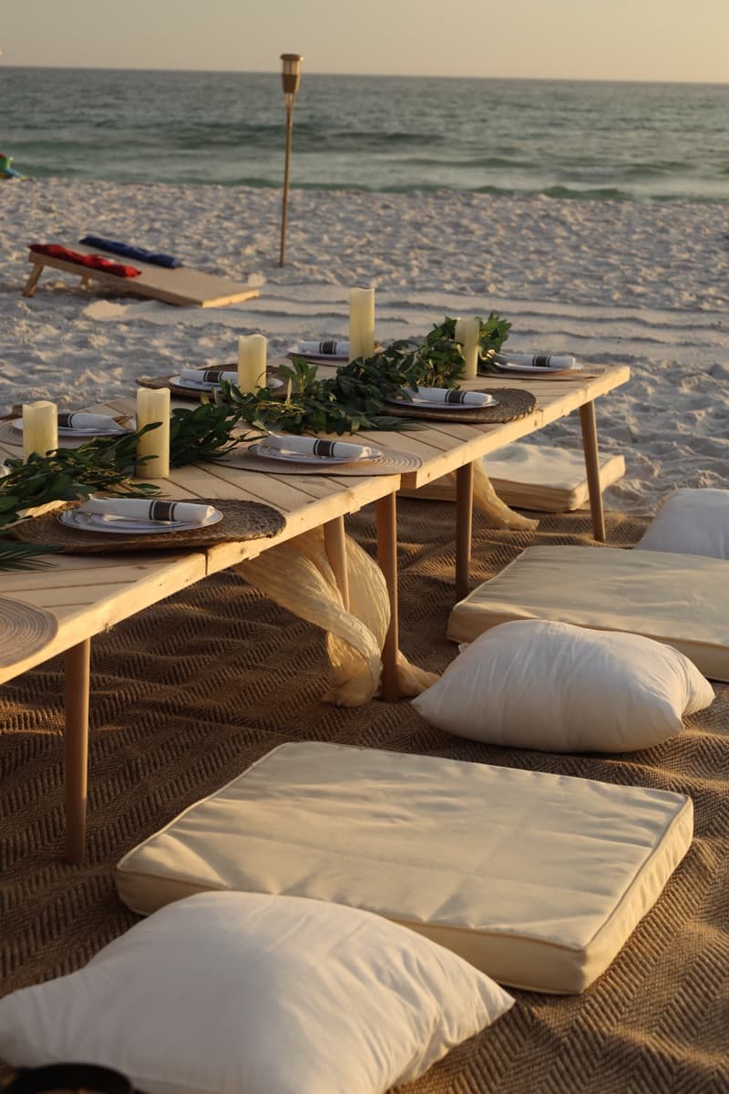 Beach bonfire in Laguna Beach