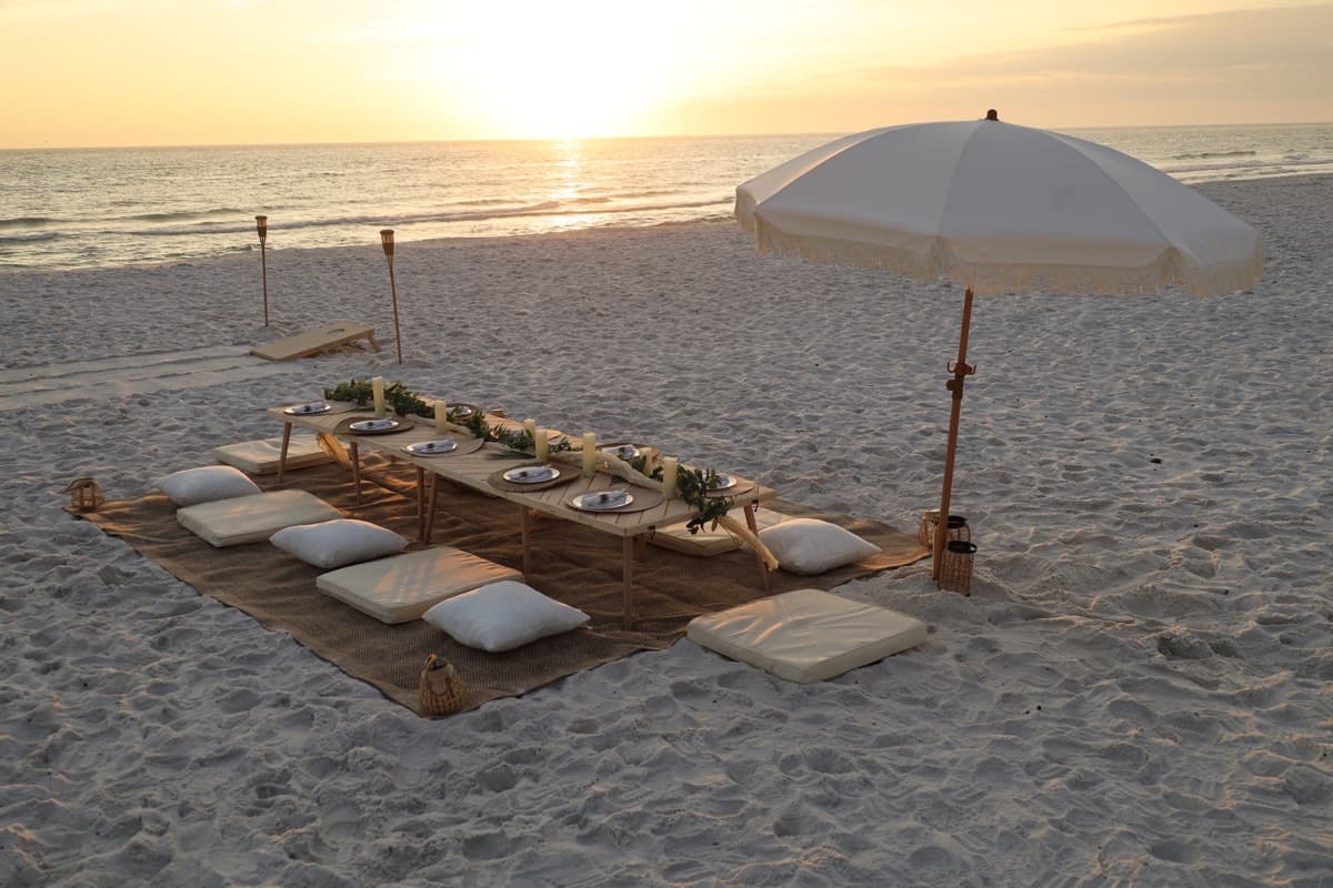 Beach bonfire at Seaside Beach Access