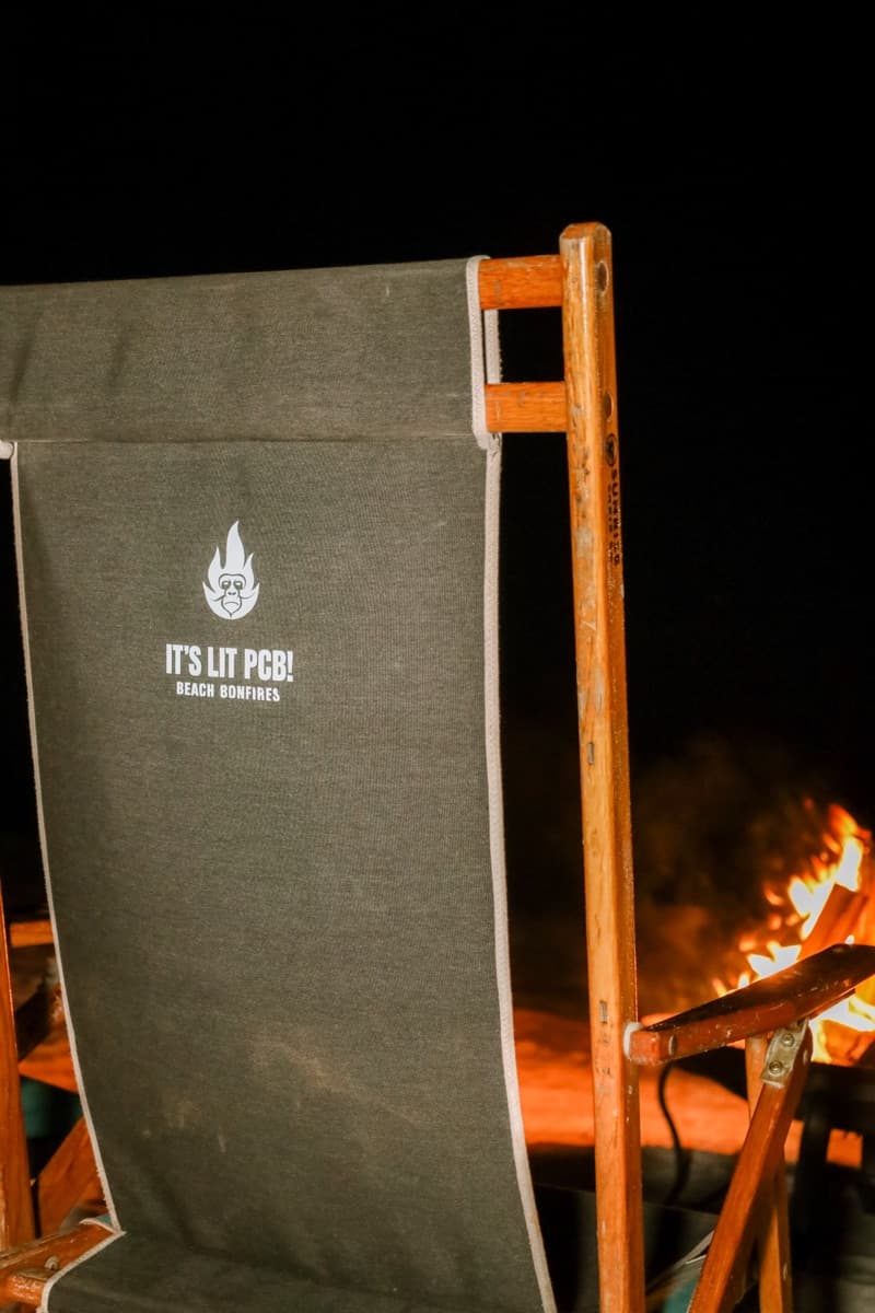 Beach bonfire near Miramar Beach Regional Access