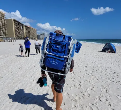 Premium Beach Chair Set — beach chair rental delivered to 30A and Panama City Beach vacation rentals
