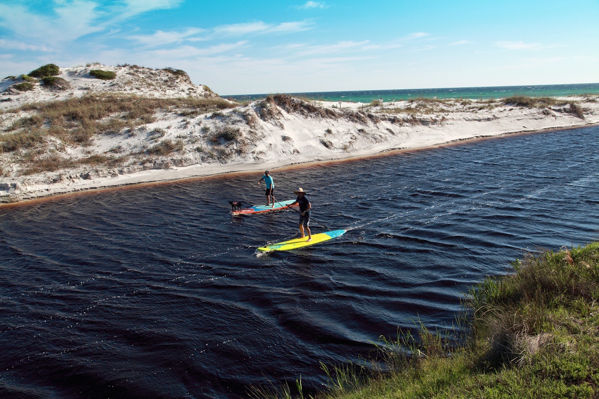 Coastal dune lake along 30A